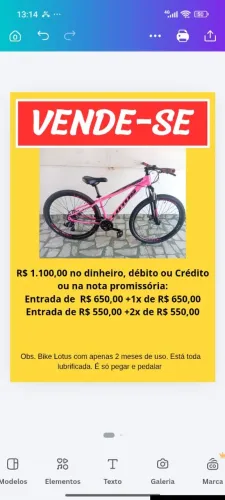 Bike Lotus rosa 21 marchas