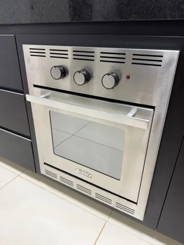 Forno de Embutir a Gás Venax Arena Lux Inox 50L 127v 110v com Defeito
