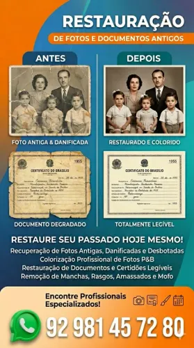RESTAURE JÁ SUAS FOTOS