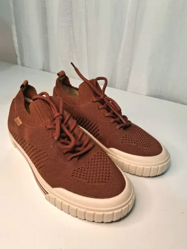 Tênis Anacapri Knit Casual - Marrom Tamanho 37