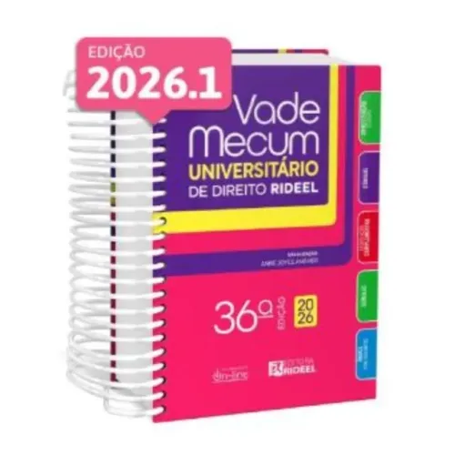 Vade mecum universitário de direito rideel - 36º edição - 2026