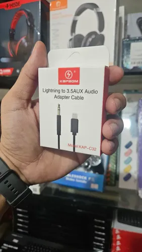 Cabo adaptador de auxiliar p2 para iPhone 