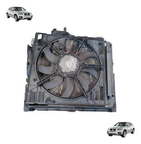 Kit Radiador Condensador Ventoinha Bmw X6 4.4  Biturbo 2009