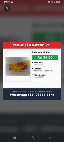 Boia infantil do Pato