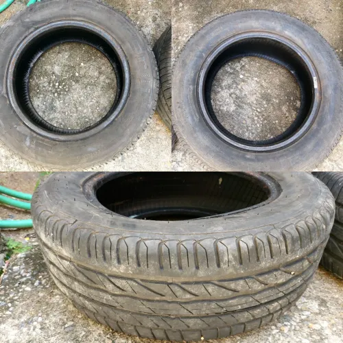 Vendo dois pneus aro 15 205/60 R15, seminovos e em ótimo estado de conservação.