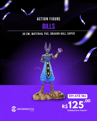 ACTION FIGURE, BILLS, DRAGON BALL SUPER