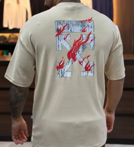 CAMISETA OVERSIDE OFFWHITE 