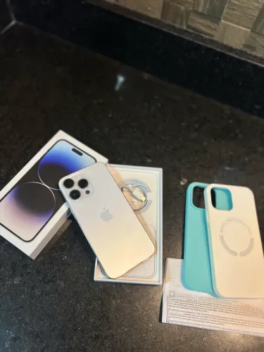 iPhone 14 Pro Max Branco 128GB\ COM CAIXA E NF