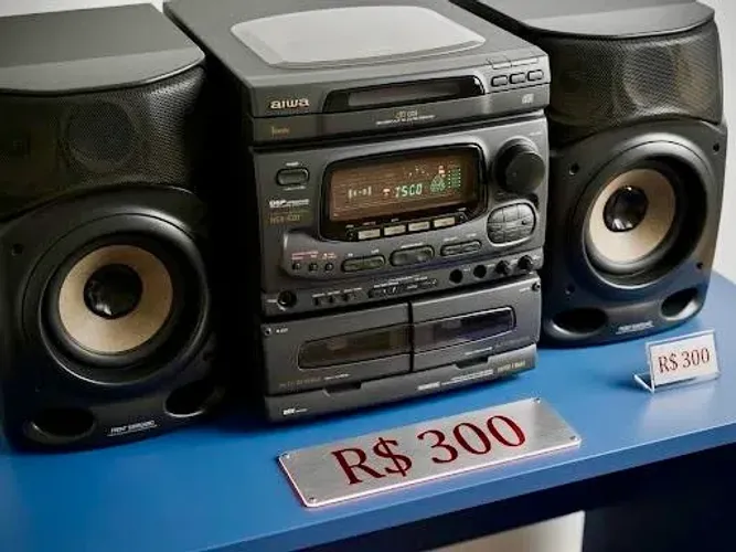 Som Aiwa 520 antigo