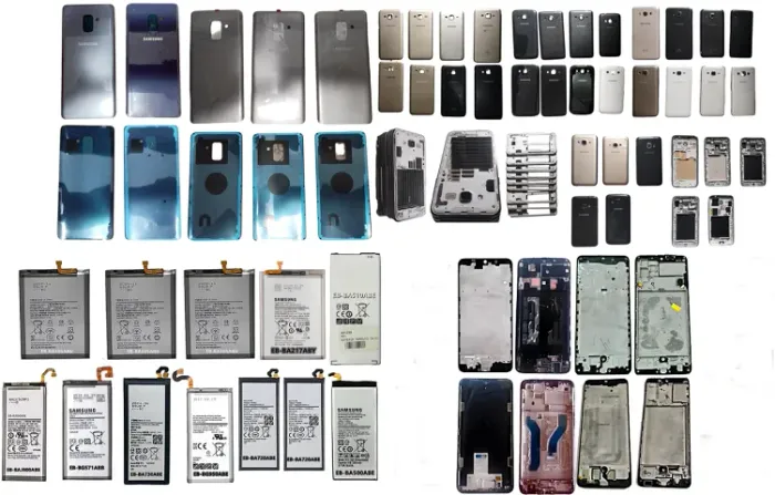 Megalote Peças Celular Samsung Carcaças Aros Tampas e Baterias Atacado