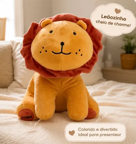 Leão de pelúcia