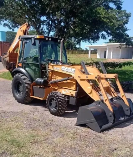 Retroescavadeira case 580n 2014