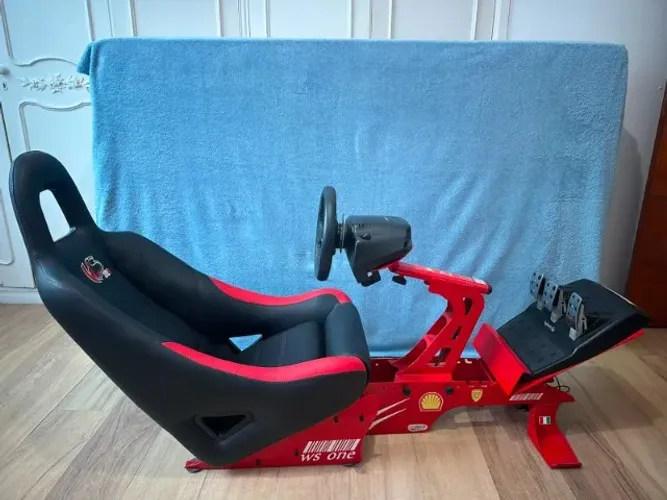 Setup Simulador de Corrida \\ Volante G29 + Cockpit Winseats WS One Red