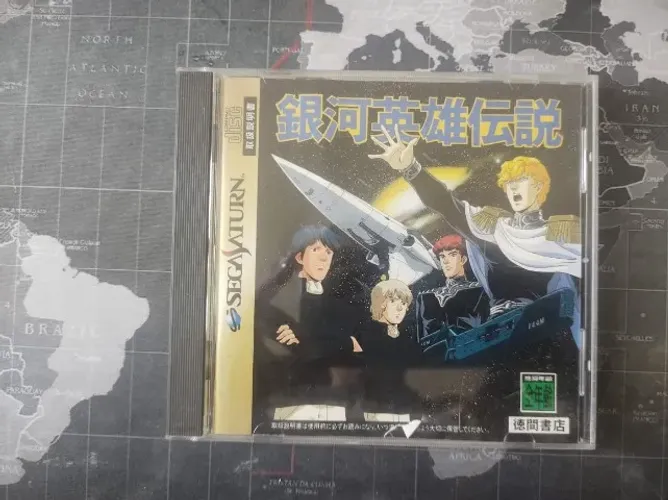 Ginga Eiyuu Densetsu - Físico Sega Saturn