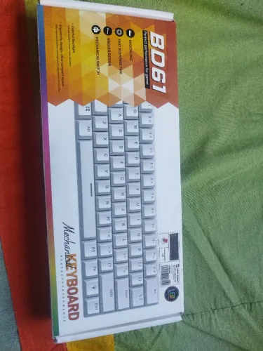 Teclado Mecânico Gamer Compacto (60%) BD61 - Estado de Zero