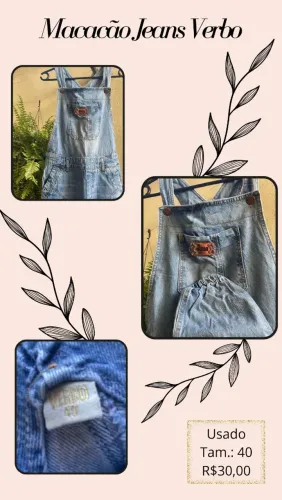 Macacão Jeans Verbo