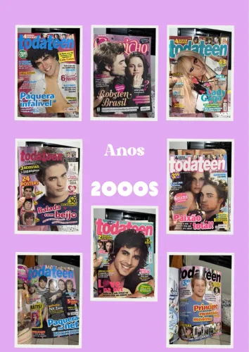 Lote Revistas Antigas Anos 2000/2010 - Capricho e Todateen (Crepúsculo, Fiuk, Gaga)