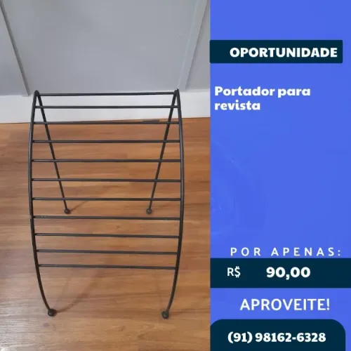 PORTA REVISTA DE FERRO