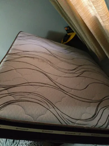Cama Box e Colchão Queen - Ortosleep