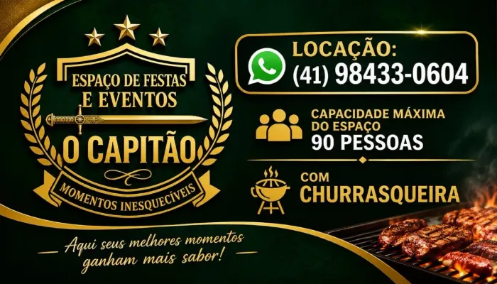 Salão de festas no Cajuru Curitiba aniversário casamento corporativo chá revelação