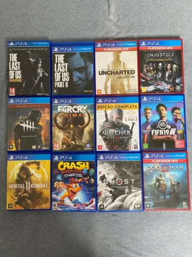 Jogos PS4 Originais - Mídia Física | Vários títulos