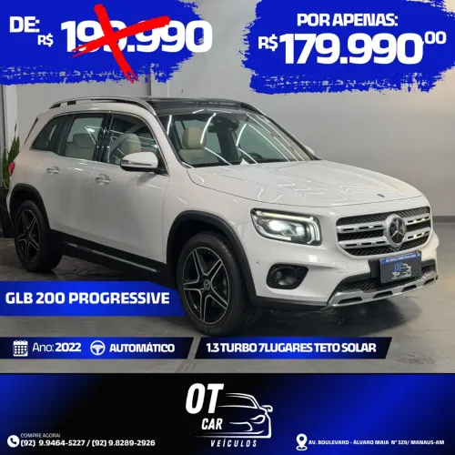 Mercedes-Benz GLB 200 Progressive 1.3 TB 16V AUT 2022