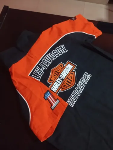 Camisa Infantil Harley Davidson Racing até 10 anos