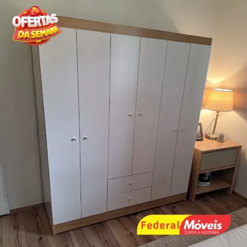 Guarda Roupa 6P 2G - Promoção!