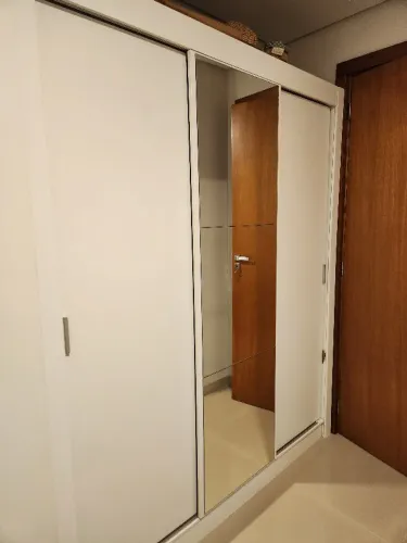 Guarda-Roupa Casal Madesa Mônaco 3 Portas com Espelho