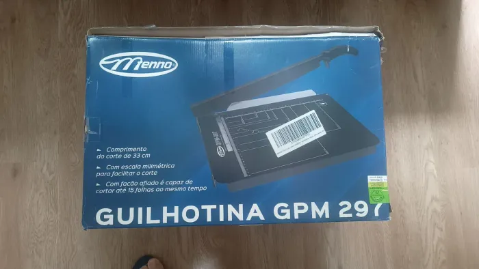 Guilhotina de Papel 15 Folhas Menno Gpm 297