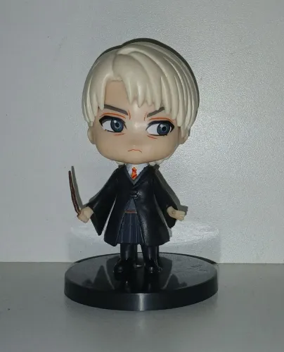 BONECO MINIATURA HARRY POTTER DRACO MALFOY EMBURRADINHO