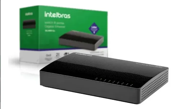 Switch Giga Intelbras -  8 Portas - Sg 800 Q+