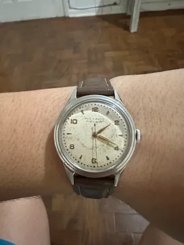 Relógio movado belmatic automático bumper