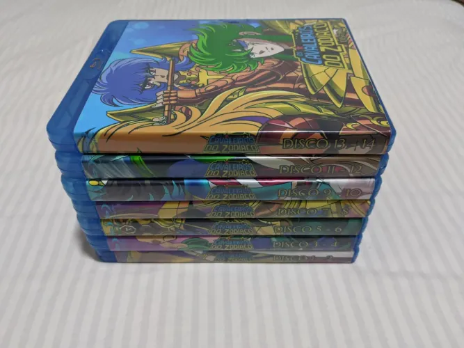 Coleção Blu-ray Cavaleiros do Zodíaco 