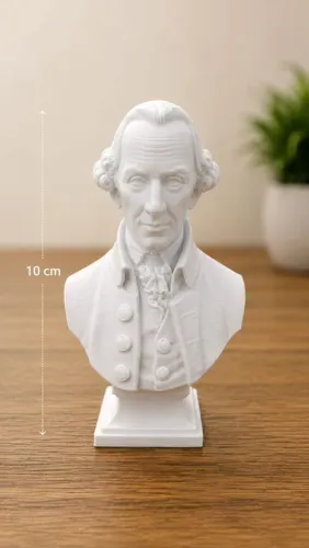 Busto de Immanuel Kant - 10 cm