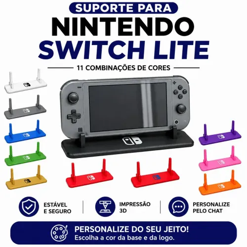 Suporte para controle Nintendo Switch lite