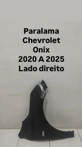 Paralama Chevrolet Onix 2020 2021 2022 2023 2024 2025 Lado Direito
