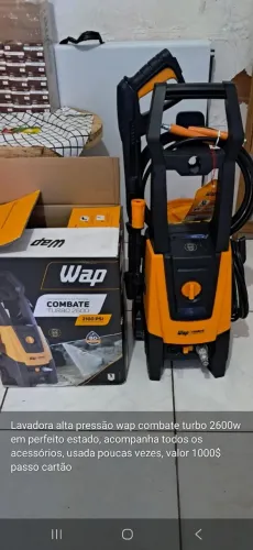 Lavadora Wap combate turbo 2600w