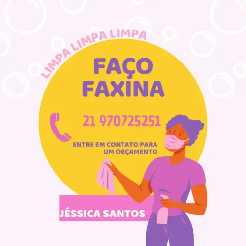 Faxineira disponível 3 vezes na semana