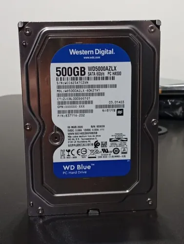 HD PARA DESKTOP WD 500GB - R$100,00