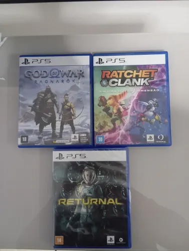 Vendo 3 jogos de ps5