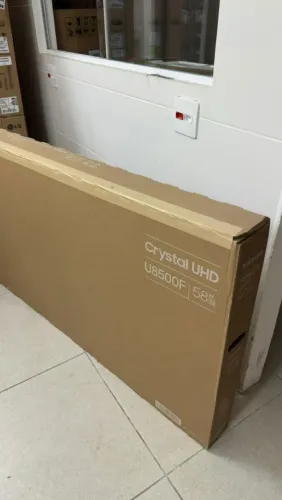Smart tv Samsung Smart TV 58 polegadas 2025 Crystal 4K nova<br>