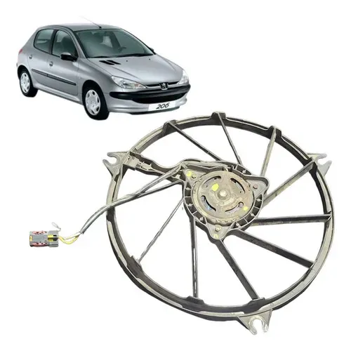 Motor Ventoinha Eletroventilador Peugeot 206 1.6 2005 Uzad0 1
