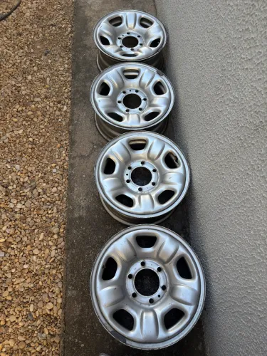 4 Rodas de Ferro originais aro 16 para S10