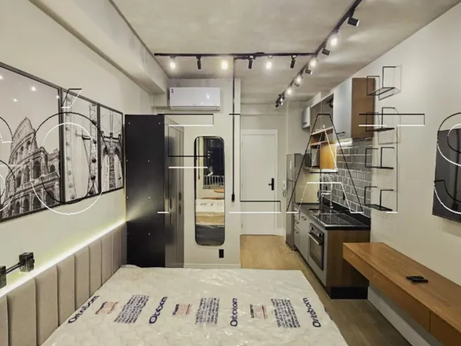 Today Faria Lima, flat disponível para locação contendo 25m² e 01 dormitório.