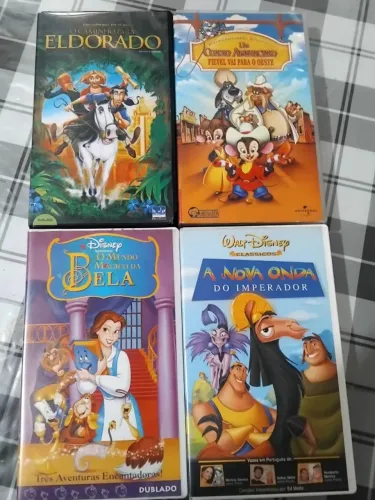 Lote Fita vhs dublado desenhos originais