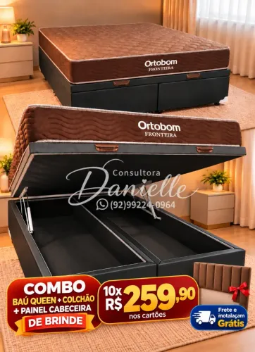 CAMA BAÚ QUEEN