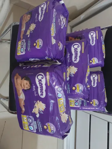 Fraldas Cremer Tamanho M 5 pacotes por 85.00