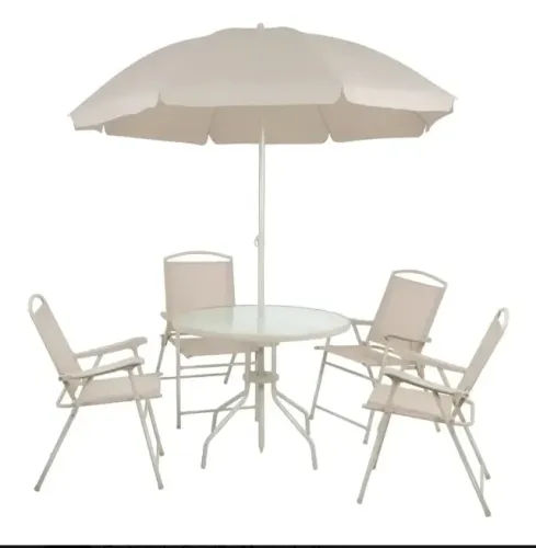 Conjunto de mesa com 2 cadeiras "jardim"