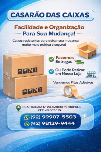 Caixas para mudança 